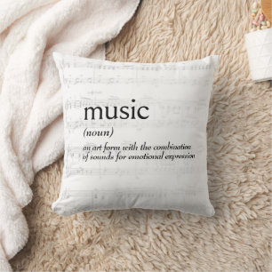 Wörterbuchdefinition für MUSIK Kissen