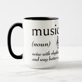 Wörterbuchdefinition für MUSIK Tasse