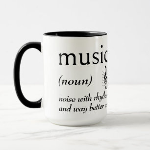 Wörterbuchdefinition für MUSIK Tasse