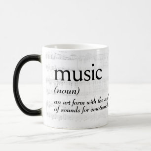 Wörterbuchdefinition für MUSIK Verwandlungstasse