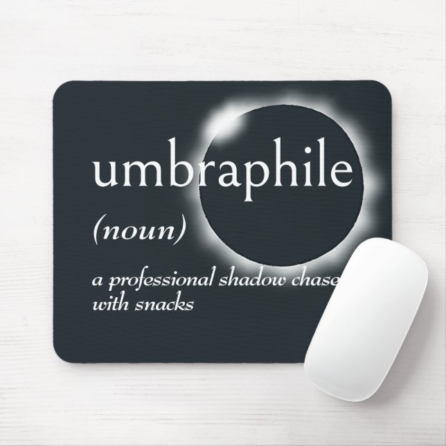 Wörterbuchdefinition für UMBRAPHILE Mousepad (Mit Mouse)