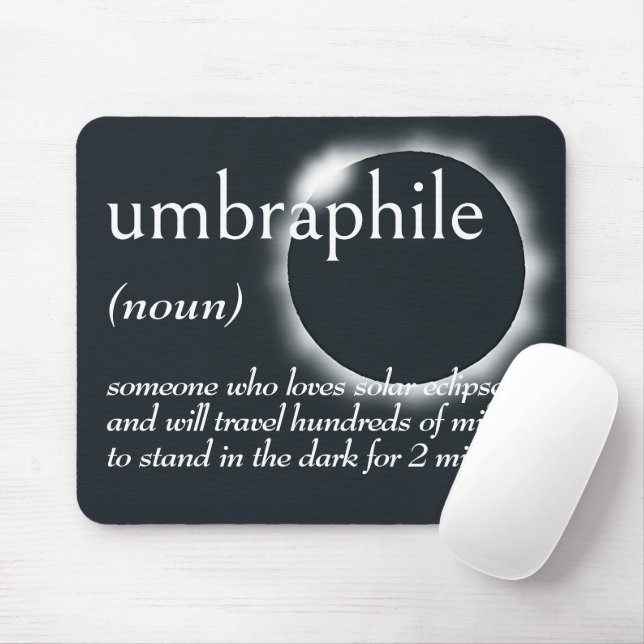 Wörterbuchdefinition für UMBRAPHILE Mousepad (Mit Mouse)
