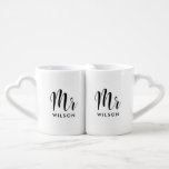Wortgewohnheit Herr und Herr Liebestassen<br><div class="desc">Mr. und Mr. Ehepaar Kaffee Tasse,  individuell mit Ihrem eigenen Namen und Ihren Lieblingsfarben.</div>