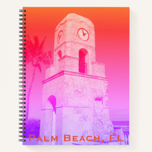Worth Avenue Clock Tower - Palm Beach, FL Notizbuch