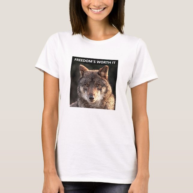 Worth It Wolf (light) T - Shirt (Vorderseite)