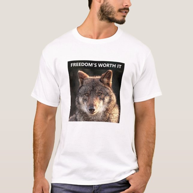 Worth It Wolf (light) T - Shirt (Vorderseite)