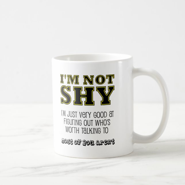Worth spricht mit lustigen Mugs Kaffeetasse (Rechts)