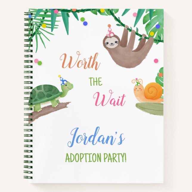 Worth the Wait Adoption Party Livre d'or (Devant)
