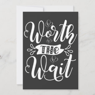 Worth the Wait Outfit, Regenbogenbaby-Ankündigung Feiertagskarte