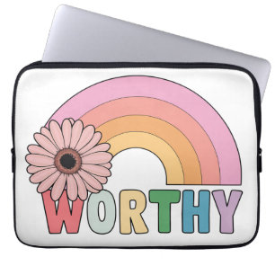 Worthy Rainbow Bloom Laptopschutzhülle