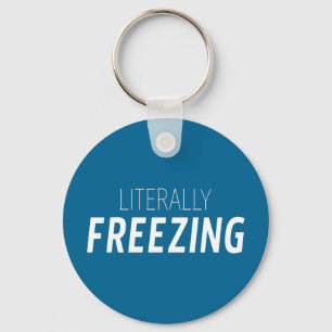 wörtlich Freezing Schlüsselanhänger