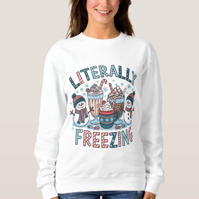 wörtlich Freezing Sweatshirt (Vorderseite)