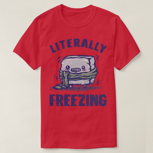 wörtlich Freezing T-Shirt (Design vorne)