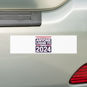 Wörtlich jeder andere 2024 Präsident USA-Wahl  Autoaufkleber