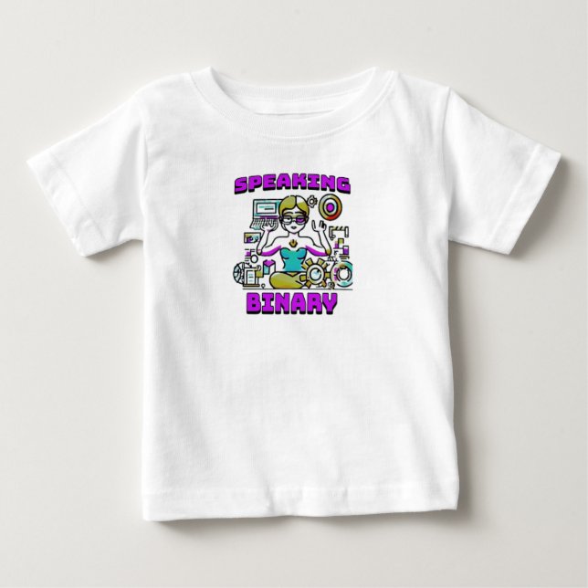 Wortspiel Baby T-shirt (Vorderseite)