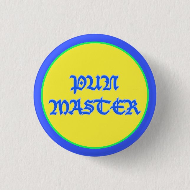Wortspiel-Meister Button (Vorderseite)