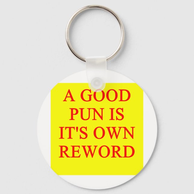 Wortspiel Schlüsselanhänger (Vorderseite)