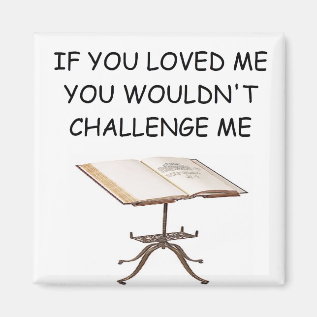 Wortspielwitz Magnet (Vorne)