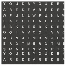 Wortsuche (inspirierend) schwarz stoff