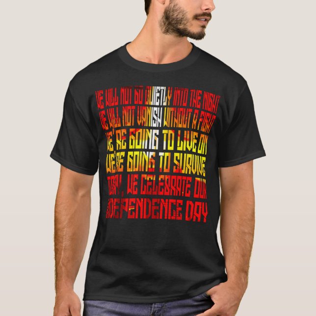 Wortwahl bekämpfen T-Shirt (Vorderseite)