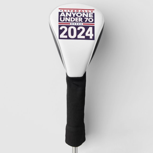 Wortwörtlich jeder 2024 Präsident USA Wahl Golf Headcover (Vorderseite)
