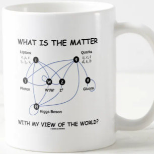 Worum geht es in meiner Sicht auf die Welt? Zweifarbige Tasse