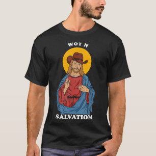 Wot N RettungJesus, was in Tarnmenememe T-Shirt