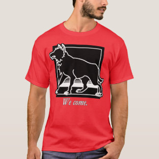 WOT Wolf Kapitel Symbol mit Zitat T-Shirt