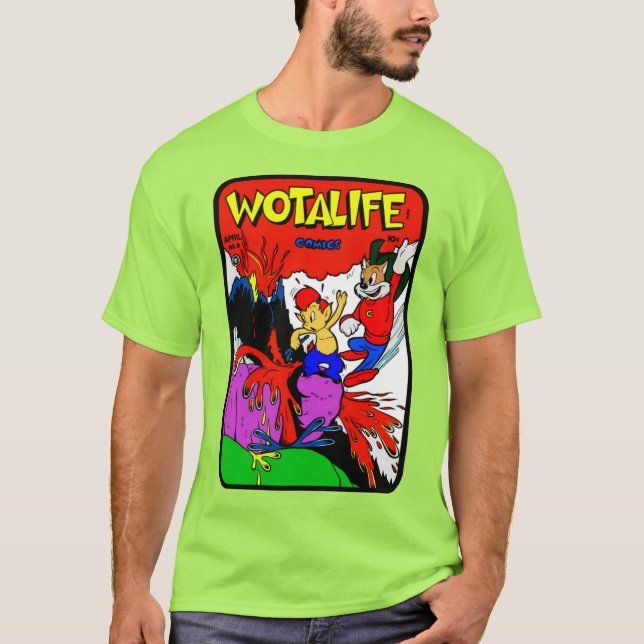 Wotalife-Comic-T - Shirt der 1950er Jahre (Vorderseite)