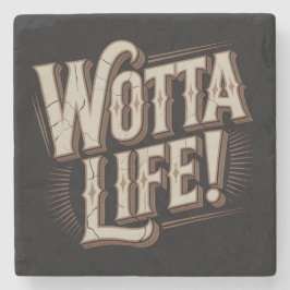 Wotta Life Achterbahnen Steinuntersetzer