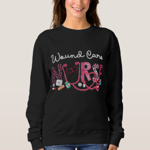 Wound Care Pflegekräfte Leopard Karierte Liebe Her Sweatshirt