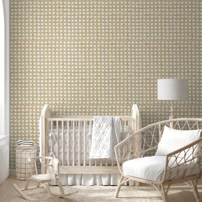 Woven Cane Webbing | Natürlicher Rattan Tapete (Kinder)
