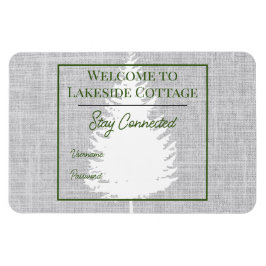 Woven Tree Airbnb Ferien Rental Wifi Magnet