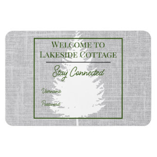 Woven Tree Airbnb Ferien Rental Wifi Magnet
