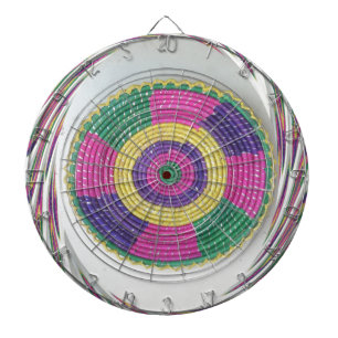 Woven Whirl Art Print Dartscheibe