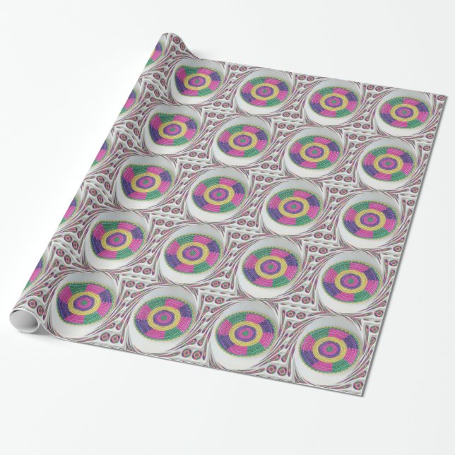 Woven Whirl Art Print Geschenkpapier (Ungerollt)