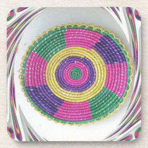Woven Whirl Art Print Untersetzer