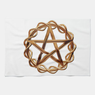 Woven Wicca Pentagram Küchentuch