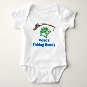 Wovos Fischbuddy Baby Strampler