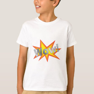 Wow-20110531 WOW EXPRESSIONS CARTOON COMIC BOOK W T-Shirt