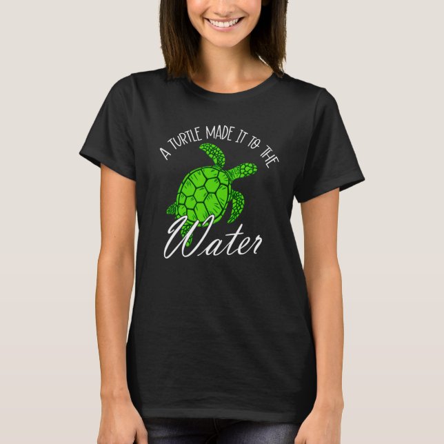 WoW A Turtle Made It To the Water Alliance T-Shirt (Vorderseite)