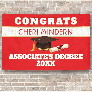 Wow! Abschlussbanner Associate's Degree Banner