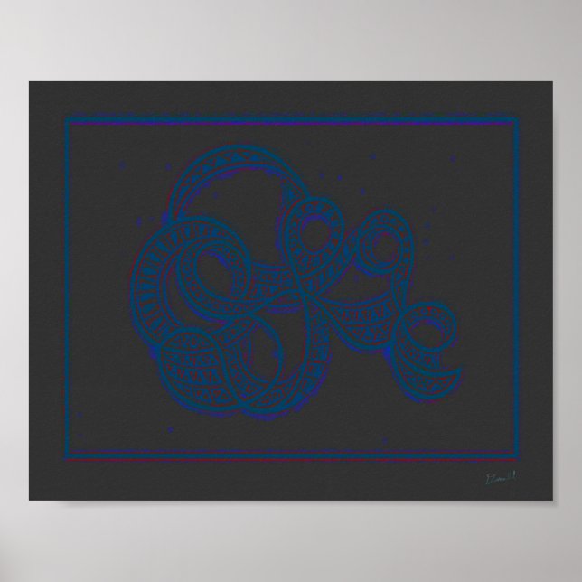 "Wow Abstract Version 99" Download oder Poster (Vorne)