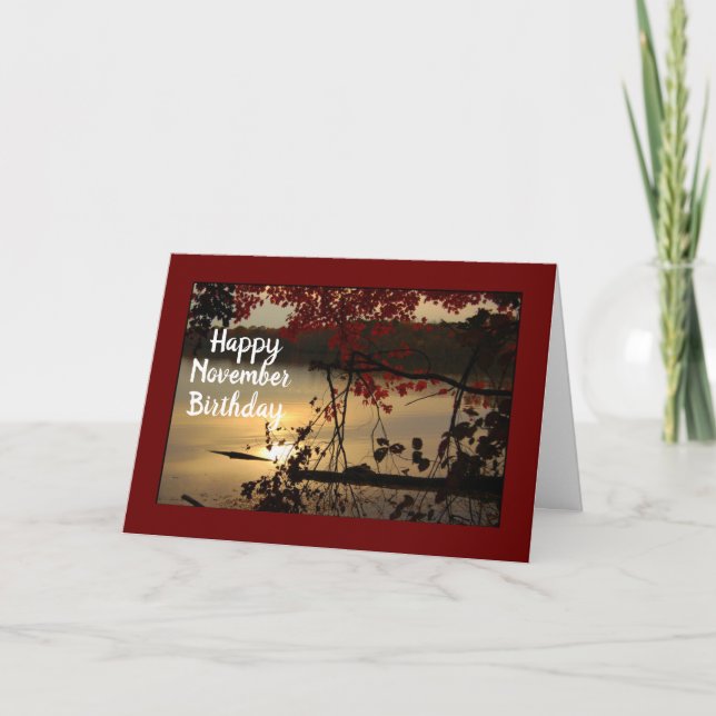 WOW C'EST VOTRE **NOVEMBRE ANNIVERSAIRE** CARTE (Devant)
