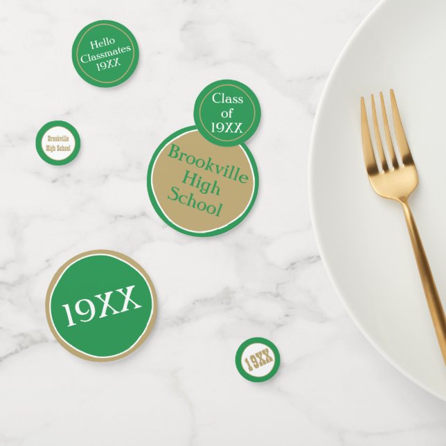 Wow! Class Wiedersehen Custom Table Decor Confetti Konfetti (Gruppe)