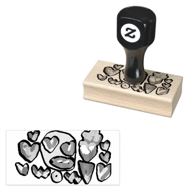 Wow Eis Valentinstag Gummistempel (Stempel)