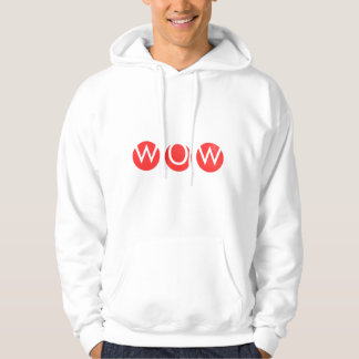 WOW Fett Minimalistische Typografie T-Shirt Hoodie