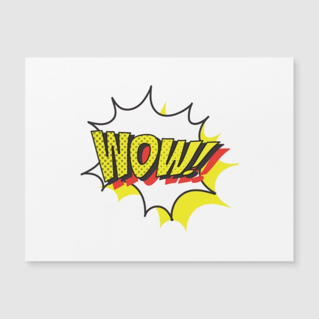 Wow free day Classic Magnetkarte (Vorderseite)