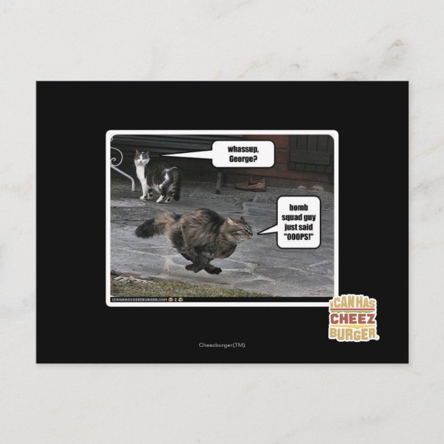 Wow, George? Postkarte (Vorderseite)