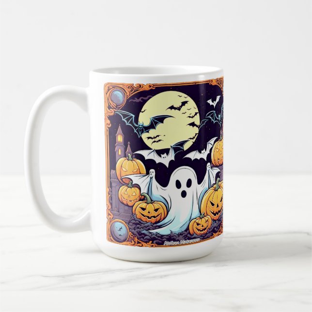 Wow Halloween Thrill Kaffeetasse (Links)